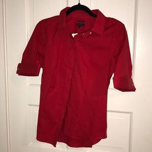 short sleeve collared button up